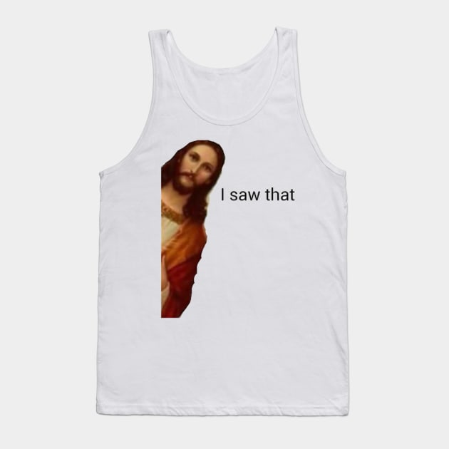 I saw that Jesus Tank Top by Biscuit25